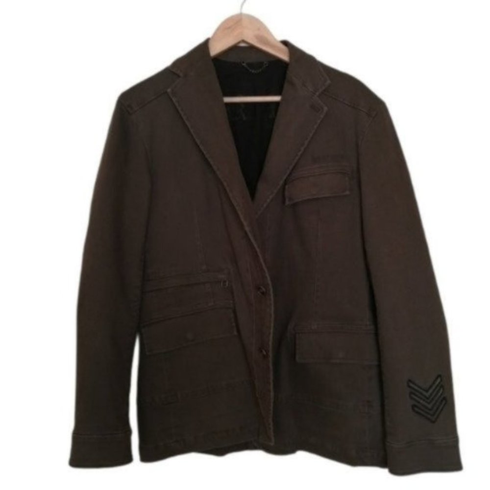 Black Rivet Unisex Brown Utility Jacket